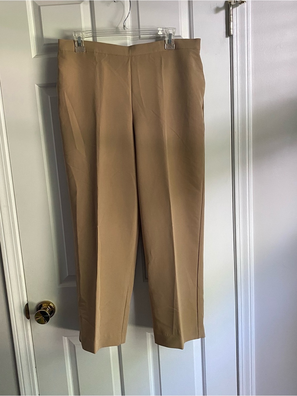 Alfred Dunner Tan Work Trouser Pants 14P